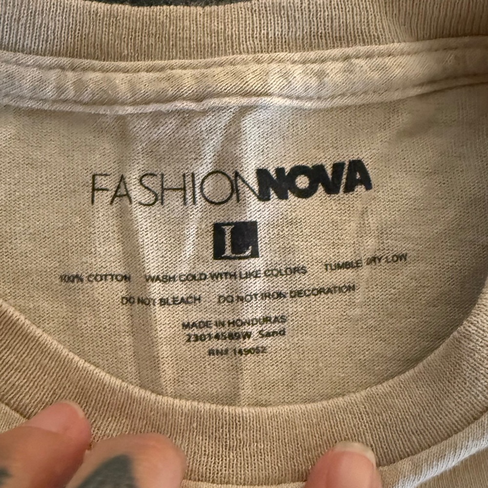 Loyalty Beige T-Shirt for women - Picture 8 of 8